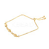Brass Box Chain Slider Bracelets FS-WGA60A8-01-5