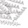 SHEGRACE Mother's Day Brass Micro Pave Clear Cubic Zirconia Pendants XGRQ1U302-382P-1