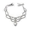 Alloy Rhinestone Hair Chain OHAR-M044-02A-S-1