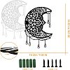 Iron Wall Art Decorations HJEW-WH0067-085-2