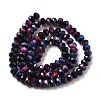 Natural Rainbow Tiger Eye Beads Strands G-NH0002-D02-02-3
