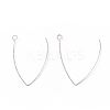 Tarnish Resistant 316 Stainless Steel Earrings Finding STAS-B025-02P-1