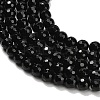 Natural Black Onyx Beads Strands X-G-C280-B01-6mm-4