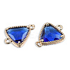 Transparent K9 Glass Connector Charms GLAA-N038-60-F08-2