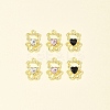 10Pcs Alloy with Rhinestone Pendants ALRI-FS0001-07-9