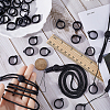 36Pcs Silicone Rings with 6Pcs Polyester Necklace Lanyard Anti-Loss Pendant Holder DIY-GF0008-07B-3