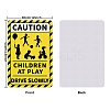 UV Protected & Waterproof Aluminum Warning Signs AJEW-WH0111-D-10-2