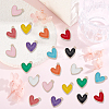 60Pcs 10 Colors Eco-Friendly Zinc Alloy Pendants FIND-SC0024-13-7