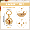 4Pcs 925 Sterling Silver Plain Bell Charms FIND-BC0014-30B-2