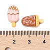 Opaque Resin Cabochons CRES-M037-04E-4