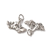 Brass Micro Pave Cubic Zirconia Pendants KK-P308-38P-2