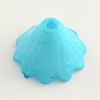 Opaque Acrylic Flower Bead Caps SACR-Q099-M81-2