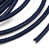 Braided Leather Cord with Core WL-F009-6mm-04-2