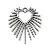 304 Stainless Steel Pendants STAS-P422-06P-1