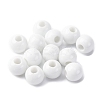 Bright Glazed Porcelain Beads PORC-D300-A25-1