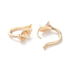 Rack Plating Brass Earring Findings KK-S405-05G-2