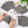30Pcs Rectangle Velvet Drawstring Pouches TP-NB0001-61C-3