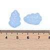 Frosted Transparent Acrylic Beads OACR-P029-04B-04-4