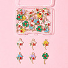 24Pcs 6 Styles Alloy Enamel Pendants FIND-FS0004-18-7