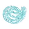 Electroplate Imitation Jade Glass Beads Strands EGLA-N022-05B-B03-2