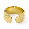 Ion Plating(IP) 304 Stainless Steel Cuff Ring for Women RJEW-C060-13G-3