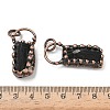 Natural Black Tourmaline Pendants G-H332-01R-3