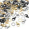 60Pcs 304 Stainless Steel Lobster Claw Clasps STAS-TA0001-46C-3