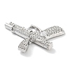Alloy Rhinestone Pendants ALRI-S001-14A-P-2