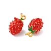Alloy Enamel Pendants FIND-O003-12F-MG-2