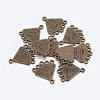 Alloy Connector Rhinestone Settings X-EA10685Y-AB-4