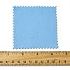 15Pcs Faux Suede Fabric Square Silver Polishing Cloth AJEW-FS0001-44-5