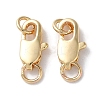 Rack Plating Brass Lobster Claw Clasps KK-F090-24LG-01-1