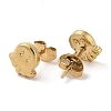 Ion Plating(IP) 304 Stainless Steel Octopus Stud Earrings for Women EJEW-G389-03G-2