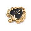 304 Stainless Steel Enamel Pendants STAS-M092-12G-01-2