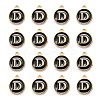 Golden Plated Alloy Charms X-ENAM-S118-02D-2