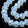 Electroplate Glass Beads Strands EGLA-A034-J6mm-A04-2