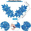 Polyester Embroidered Floral Lace Collar DIY-WH0326-47A-3