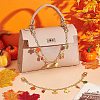 Autumn Theme Leaf & Pumpkin Alloy Enamel Bag Handles FIND-PH0009-21-2
