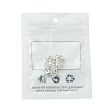 10Pcs Round Brass Magnetic Clasps with Loops KK-FS0001-34S-6