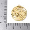 Brass Micro Pave Cubic Zirconia Pendants KK-P290-52G-02-3