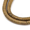 Electroplated Synthetic Non-magnetic Hematite Beads Strands G-H020-M01-27-3