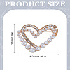 1Pc Alloy Heart Kilt Pins JEWB-LP0004-07-2