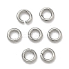 Tarnish Resistant 304 Stainless Steel Open Jump Rings STAS-Q186-02-3x0.6mm-1