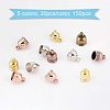 Brass Cord Ends KK-FH0001-52-NF-4
