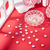 110Pcs 11 Colors Frosted Transparent Acrylic Beads OACR-TA0003-52-5