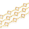Brass Rhombus Link Chains CHC-N023-08A-G-1