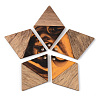 Resin & Walnut Wood Pendants RESI-S389-012A-A01-1