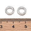 Brass Textured Linking Rings KK-D289-32P-3