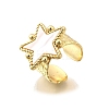 Brass Cuff Rings for Women RJEW-F183-02A-G-4