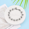 Brass Paperclip Chain Bracelets for Women BJEW-N032-02P-1